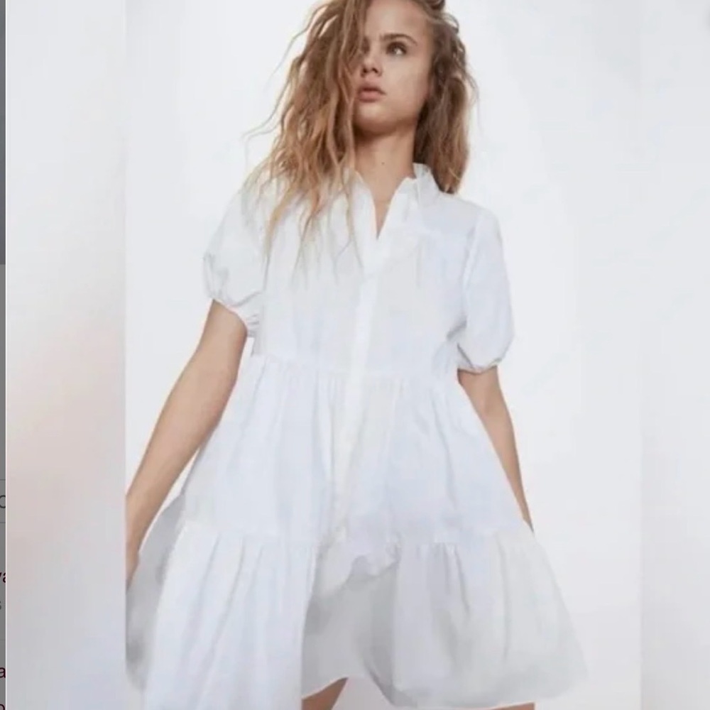 Zara Flounce Mini Dress